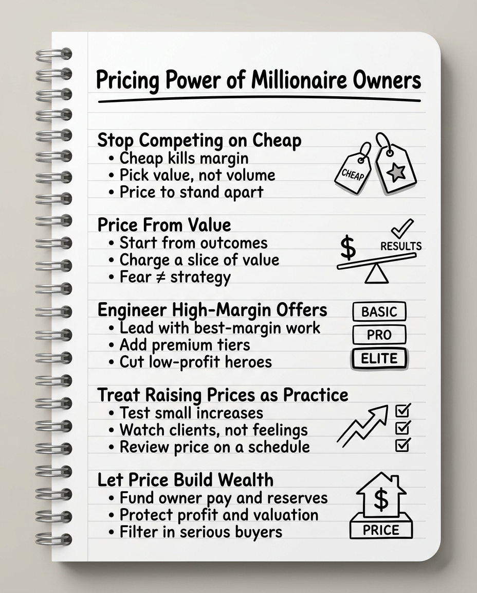 Pricing Power of Millionaire Owners infographic